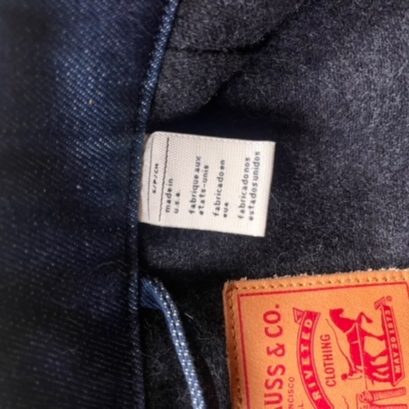 Womens Small Levi’s Pendleton Lined Jean Jacket - Picture 7 of 7